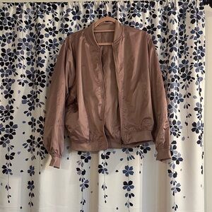 Fabletics Pink Bomber Jacket
